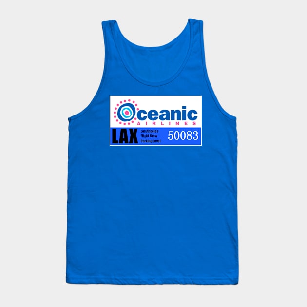 Oceanic Parking Permit Tank Top by Starbase79